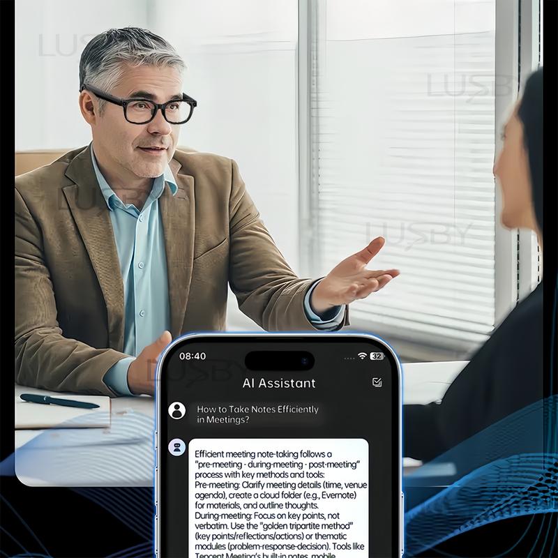 Gafas Inteligentes con Cámara AI – Lentes Fotocromáticos 8MP, Grabación de Video, Traducción en Tiempo Real en 160+ Idiomas, Bluetooth, Control Táctil, Protección UV, Ideales para Viajes y Uso al Aire Libre