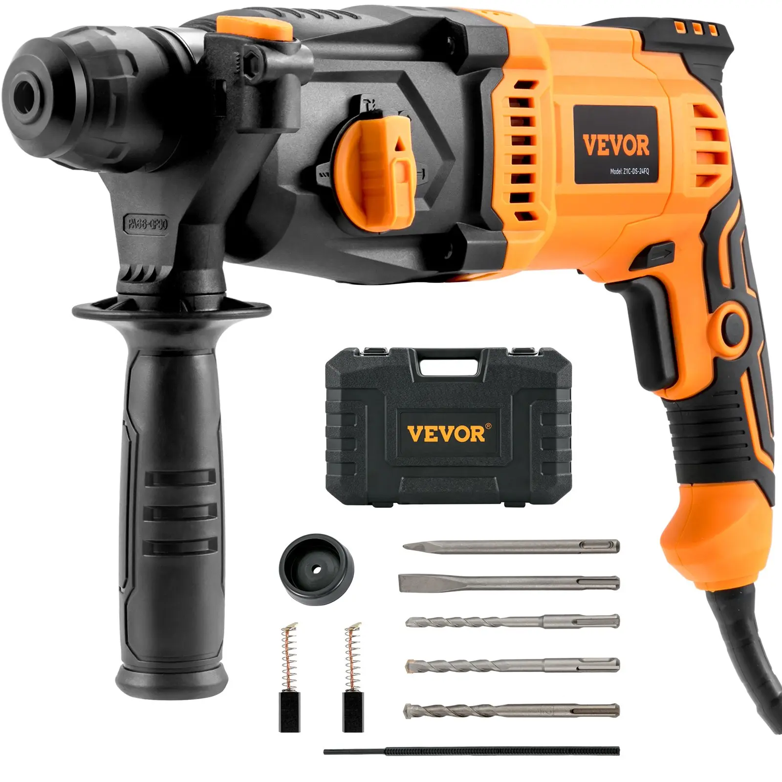 Taladro percutor rotativo Taladros con cable 1-9/16" 3 modos Martillos cinceladores SDS-MAX