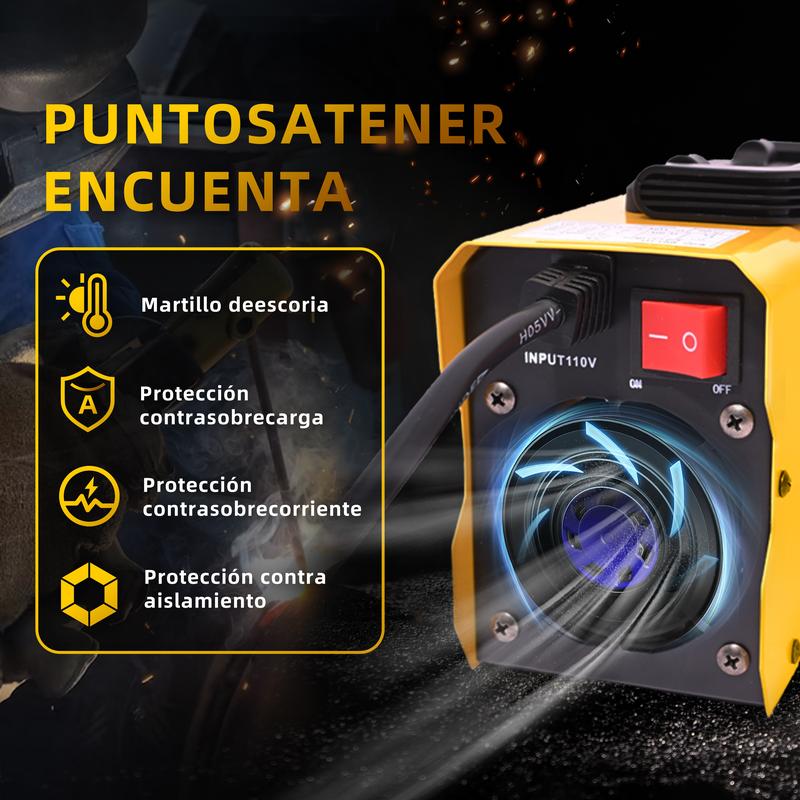 Mini máquina de soldar portátil con tecnología inversora para trabajos de metal precisos