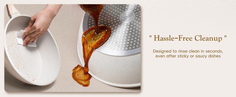 SODAY Pots and Pans Set Non Stick, 12Pcs Kitchen Cookware Sets Non-toxic Healthy Nonstick Kitchen Cooking Set with Frying Pans, Saucepans,Glass lid,Kitchenware,stock up on specials,New Year Sale Aluminium Durable Bakelite Handle SODAY Pots and Pans Set Non Stick, 12Pcs Kitchen Cookware Sets Non-toxic Healthy Nonstick Kitchen Cooking Set with Frying Pans, Saucepans,Glass lid,Kitchenware,stock up on specials,New Year Sale Aluminium Durable Bakelite Handle