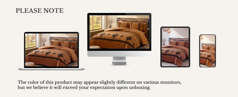 MaiR&ecirc;ve Embroidery Comforter Sets, boho Light Olive Green Western Bedding Set Boho 7 Pieces, All Season Farmhouse Bed in A Bag Comforter Set with Sheets, Pillowcases & Shams