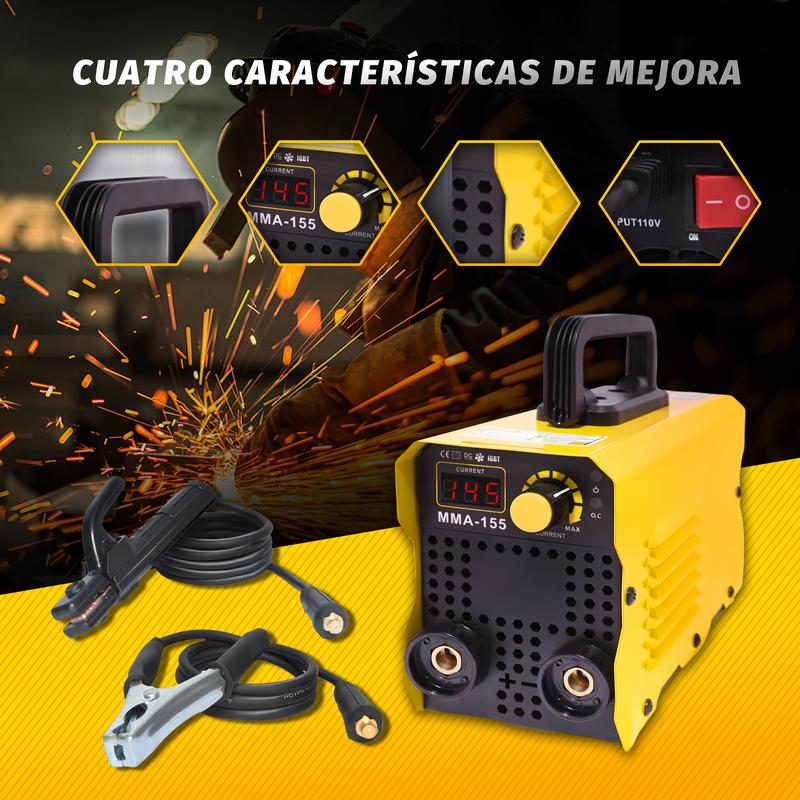 Mini máquina de soldar portátil con tecnología inversora para trabajos de metal precisos