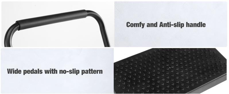 Step Ladder, Folding Step Stool with Wide Anti-Slip Pedal, 800lbs Sturdy Portable Ladder, Cushioned Handle, Lightweight