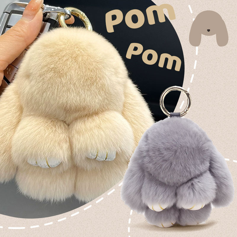 🐰Handmade Soft Bunny PomPom Charms