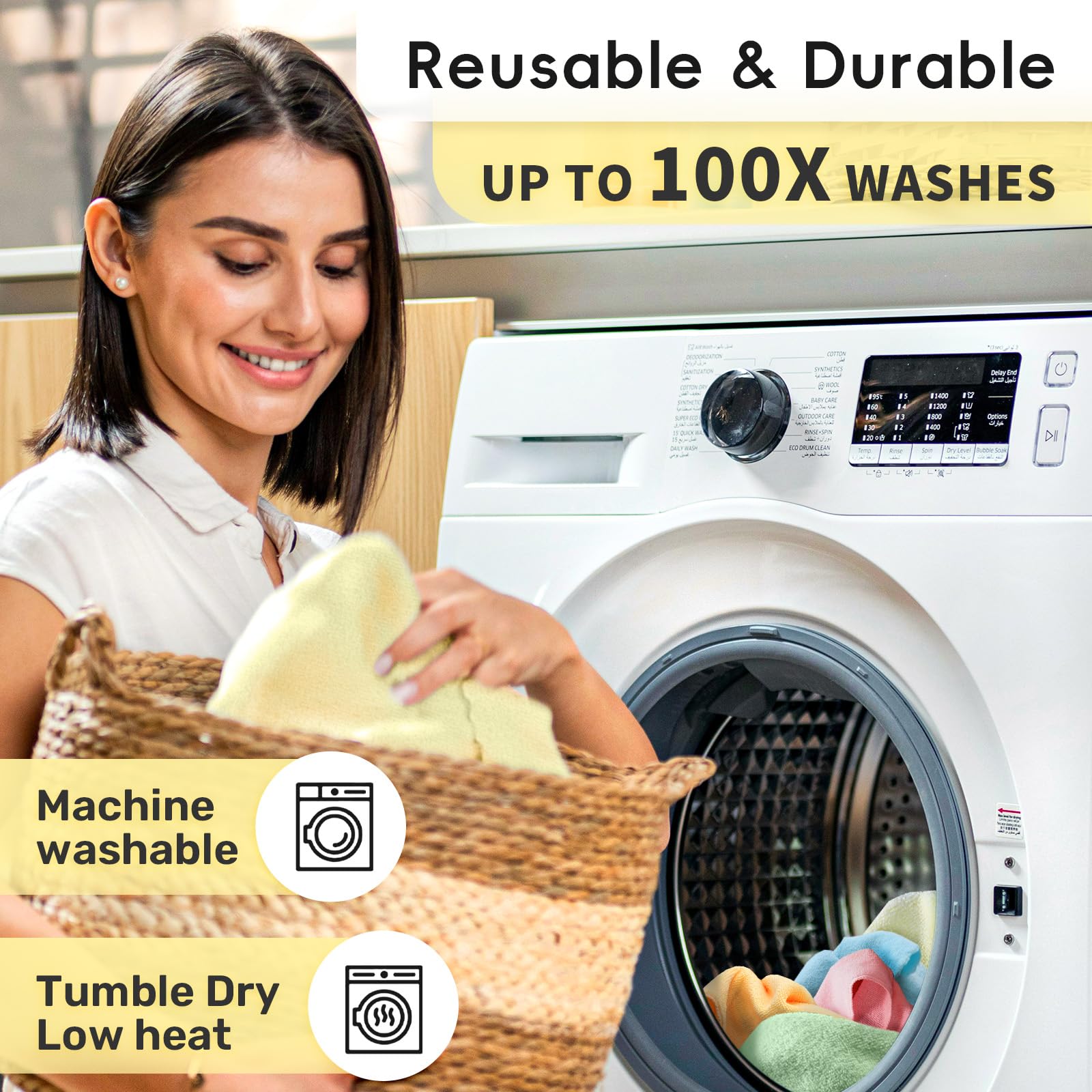 Reusable Microfiber Kitchen Roll