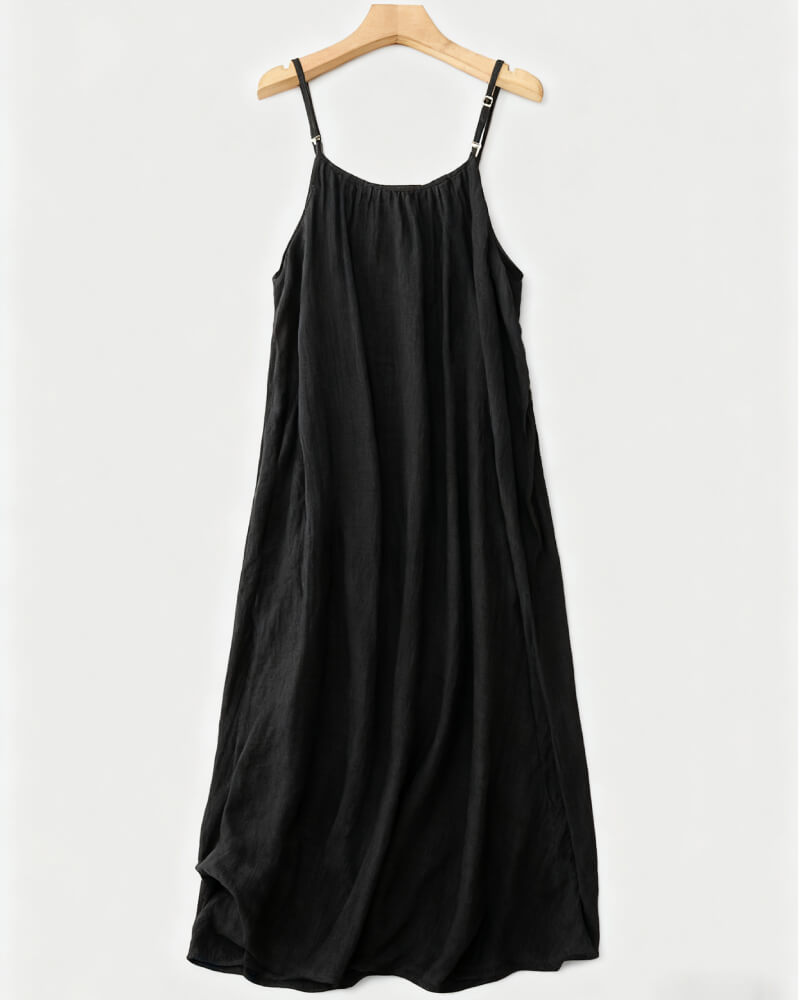 💕Spring Special 60% OFF!💃Women's Solid Color Backless Cami Dress