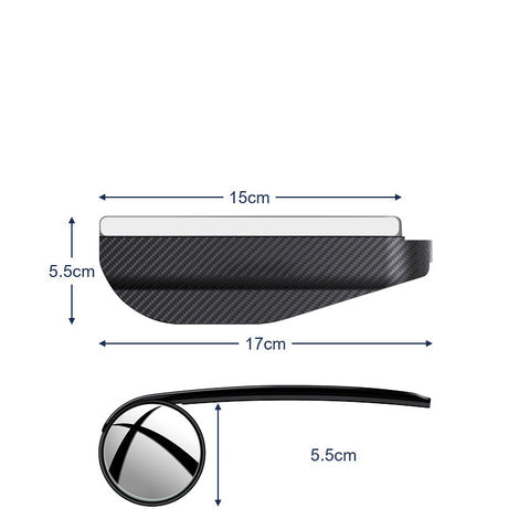 Side Mirror Rain Guard - Rain Shield & Sun Visor