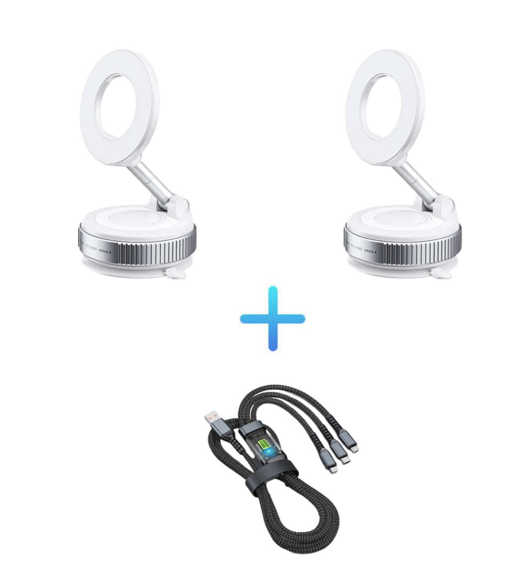 360° Adjustable Vacuum Magnetic Phone Holder