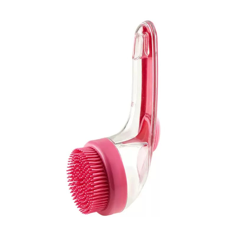 Dog Wash Brush with Shampoo Dispenser