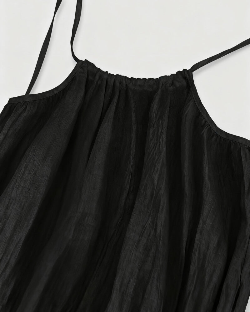 💕Spring Special 60% OFF!💃Women's Solid Color Backless Cami Dress