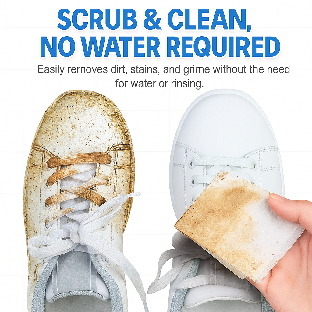 Quick-Clean Shoe Wipes – 1 Set (3 Pieces)