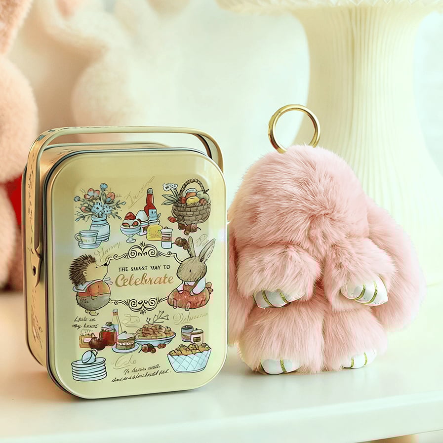 🐰Handmade Soft Bunny PomPom Charms