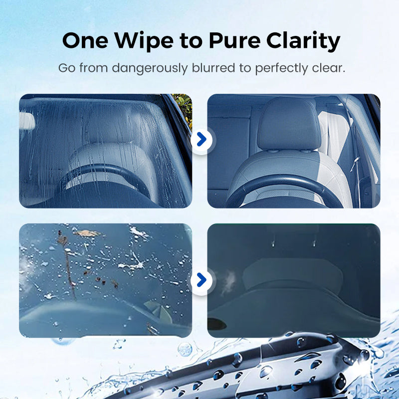 🔥Auto Glass Side Window Oil Film Removal Cleaner
