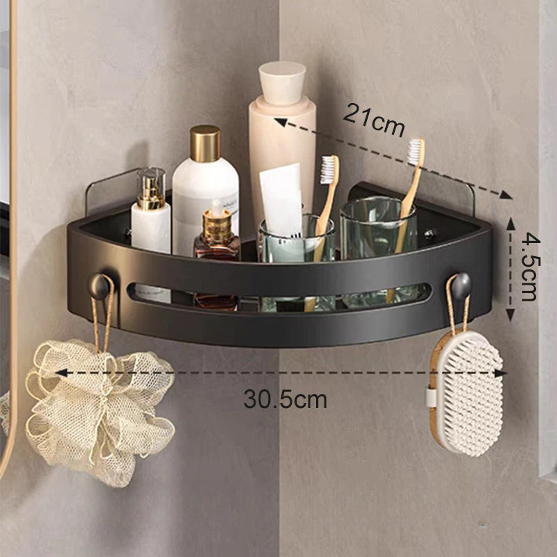 Corner Shower Shelf – No Drilling Required