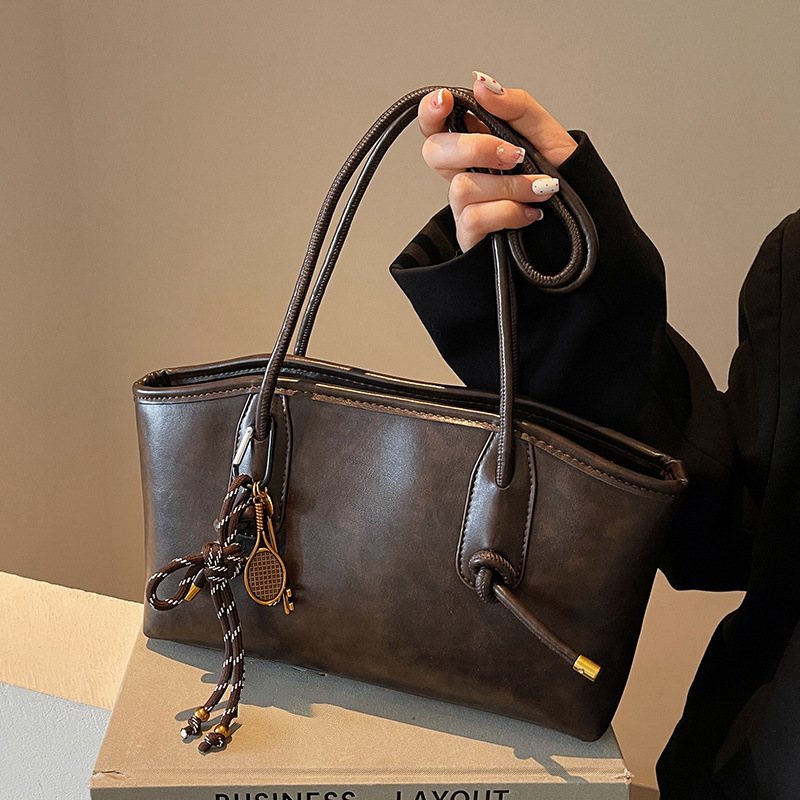 Vegan Leather Shoulder Bag