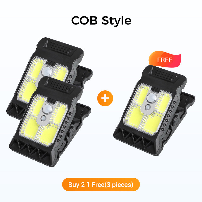 Outdoor Solar Clip Light with Motion Sensor