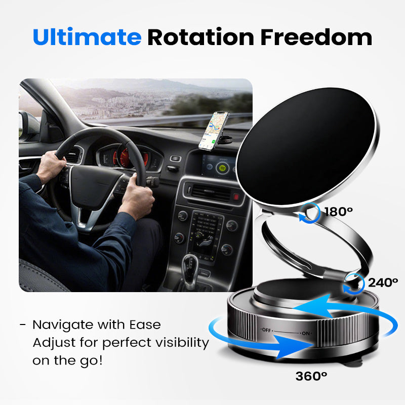 360° Adjustable Vacuum Magnetic Phone Holder