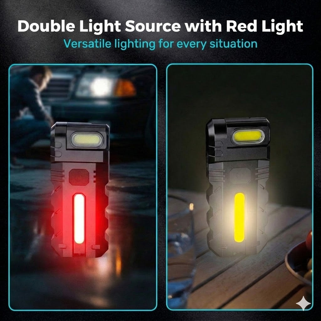 Rechargeable LED Work Light – 180° Tiltable