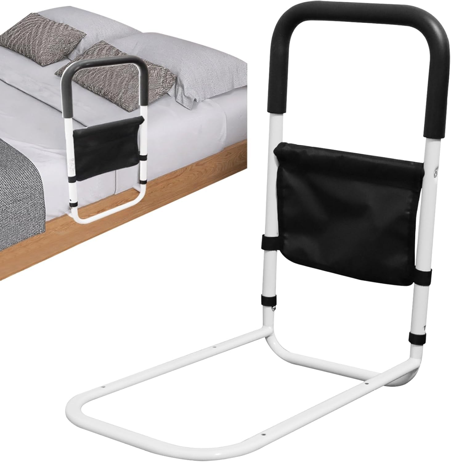 BedHandrail - Easy Installation Assistive Bed Handrail For Safe Mobility And Support