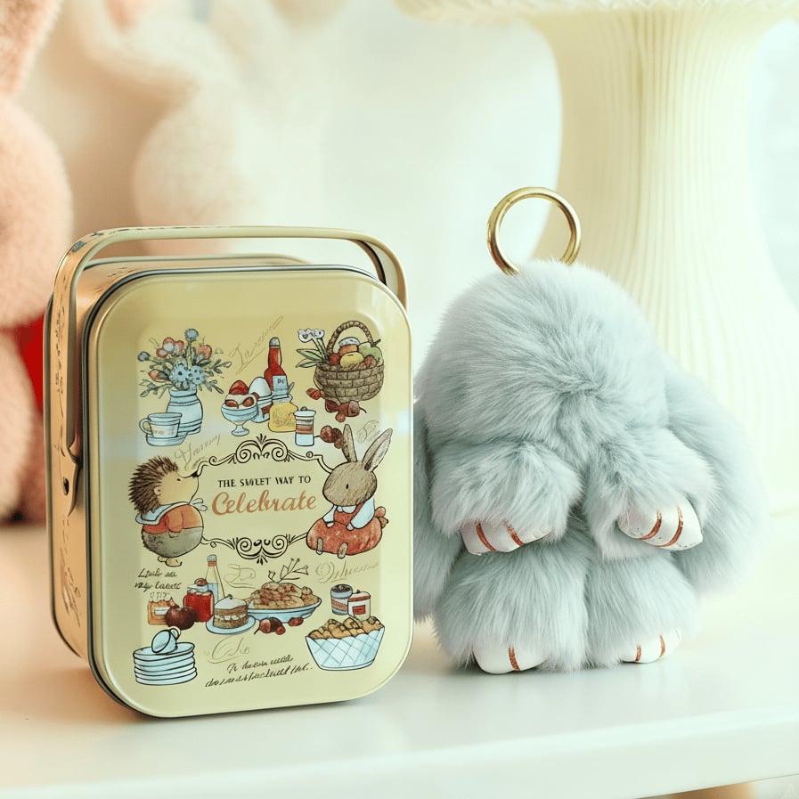 🐰Handmade Soft Bunny PomPom Charms