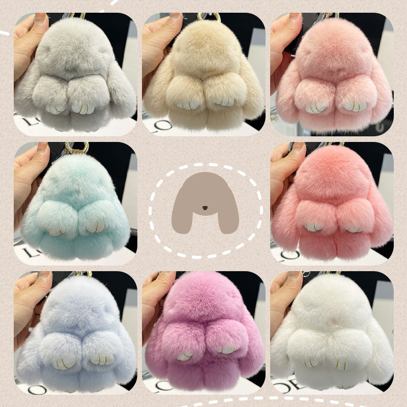 🐰Handmade Soft Bunny PomPom Charms