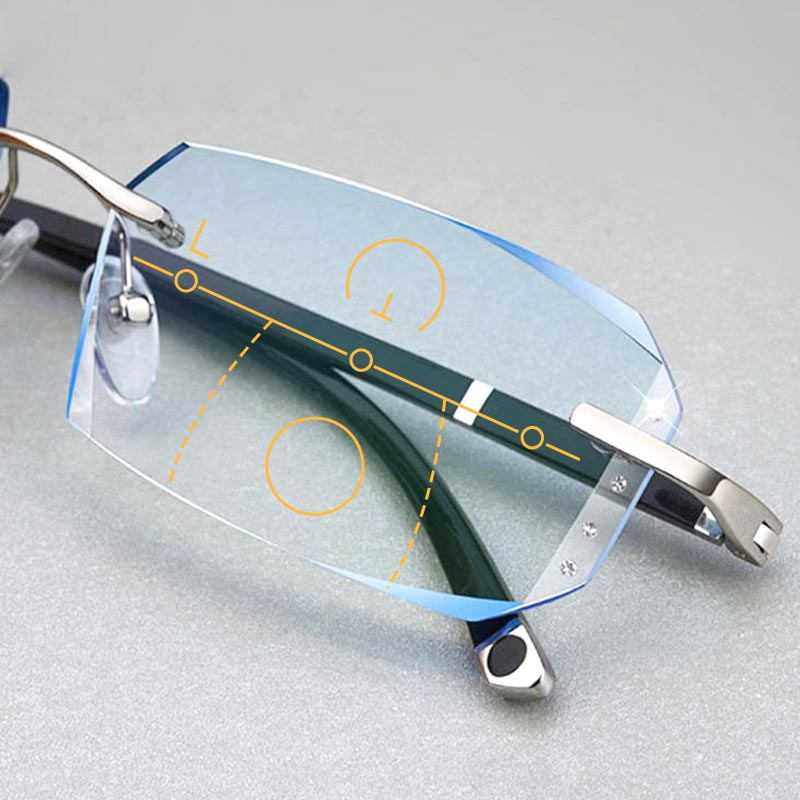 🔥New Sapphire High Hardness Anti-Blue Dual-Use Reading Glasses✨（The more you buy, the higher the discount）