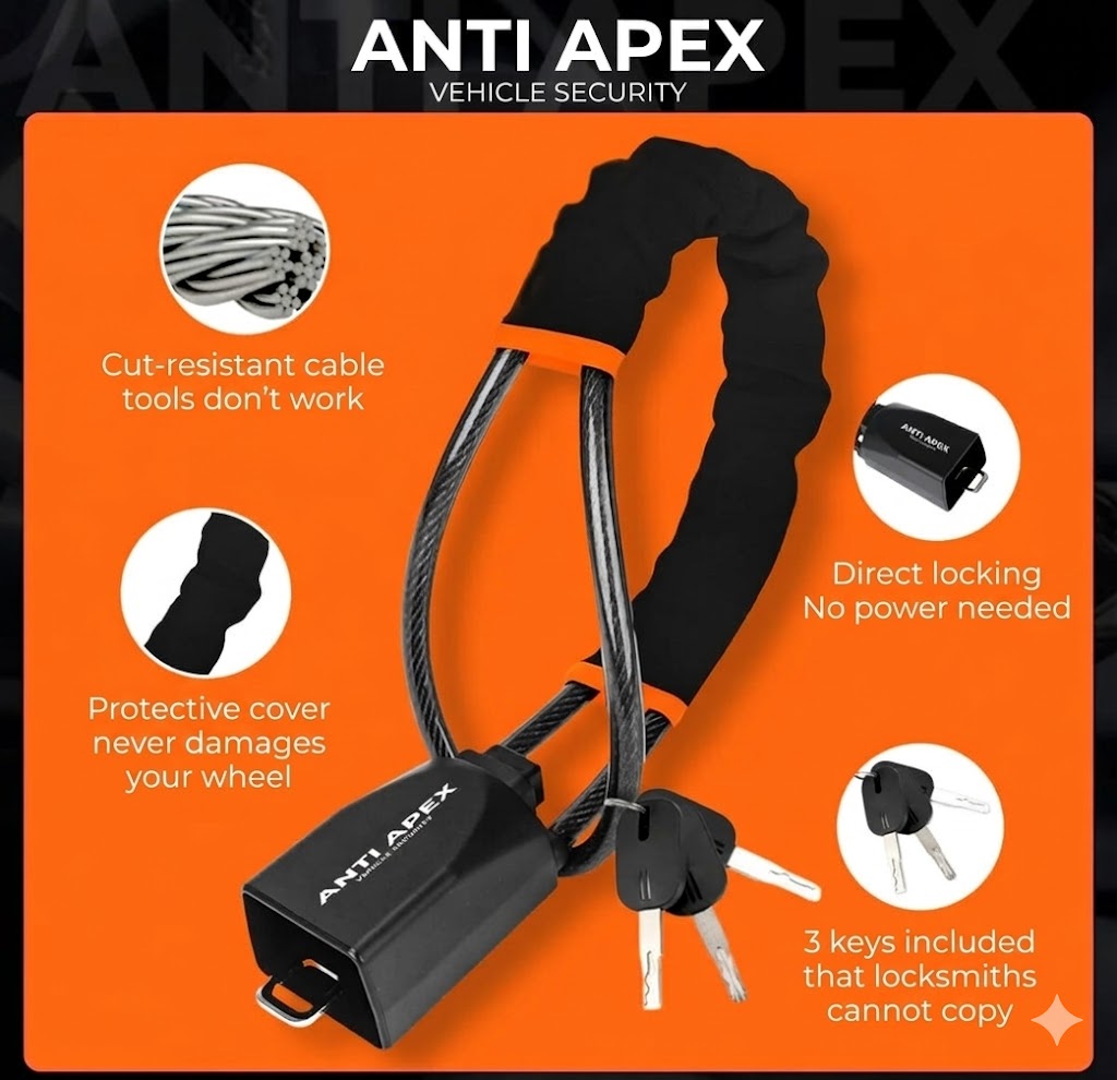 APEX™ Professional Steering Wheel Lock