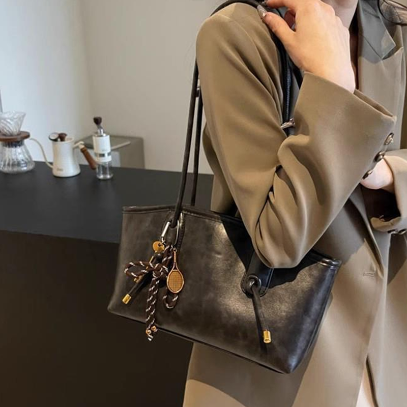 Vegan Leather Shoulder Bag