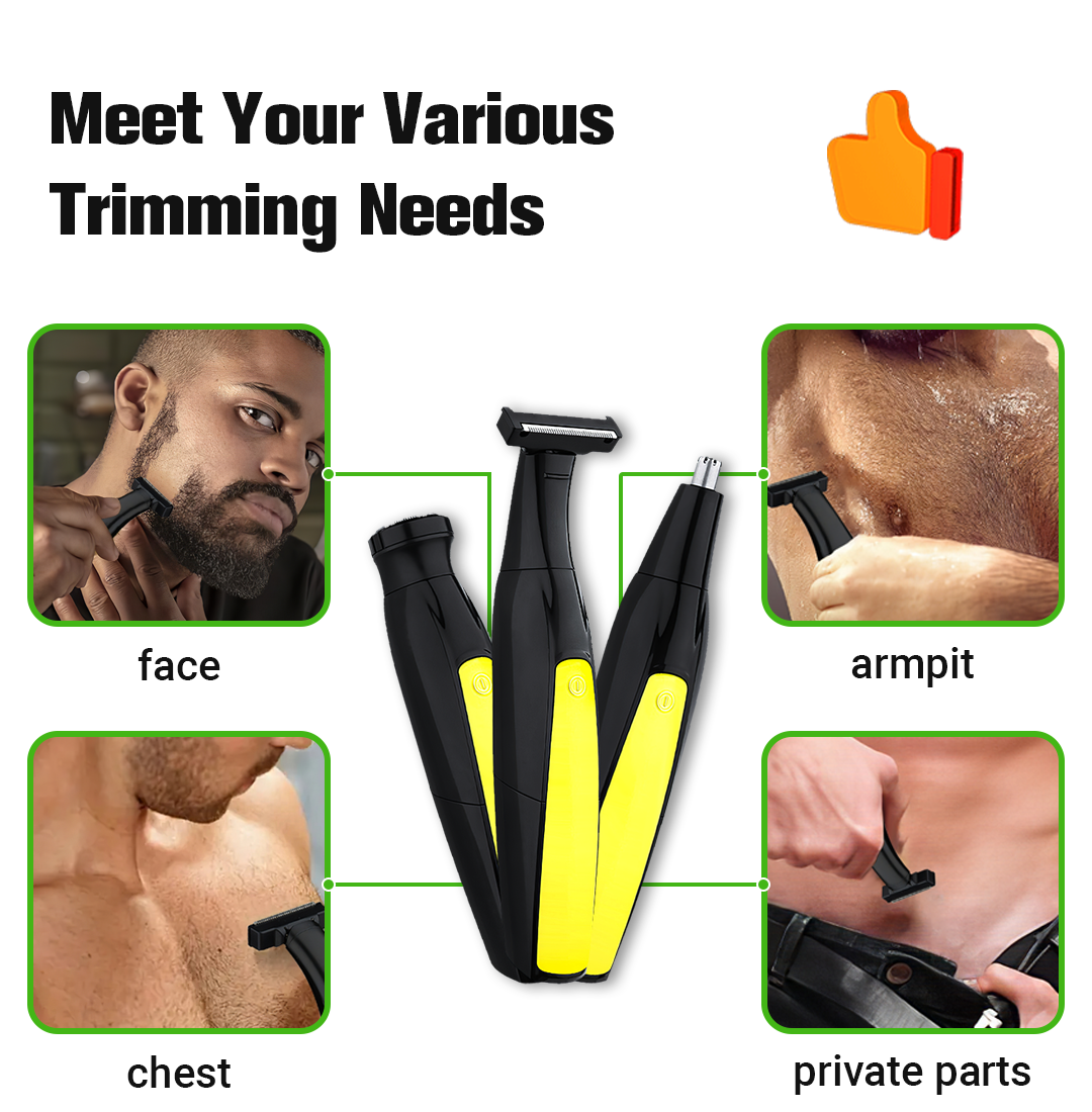 🔥 50% OFF Hot Sale✨Multifunctional Electric Wet & Dry Shaver 🪒 Cordless Convenience