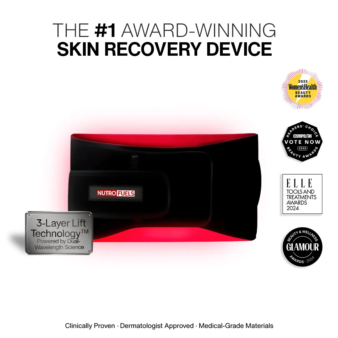 Nutrofuels™ Red Light Belt for Loose Postpartum Belly Skin & Stretch Marks