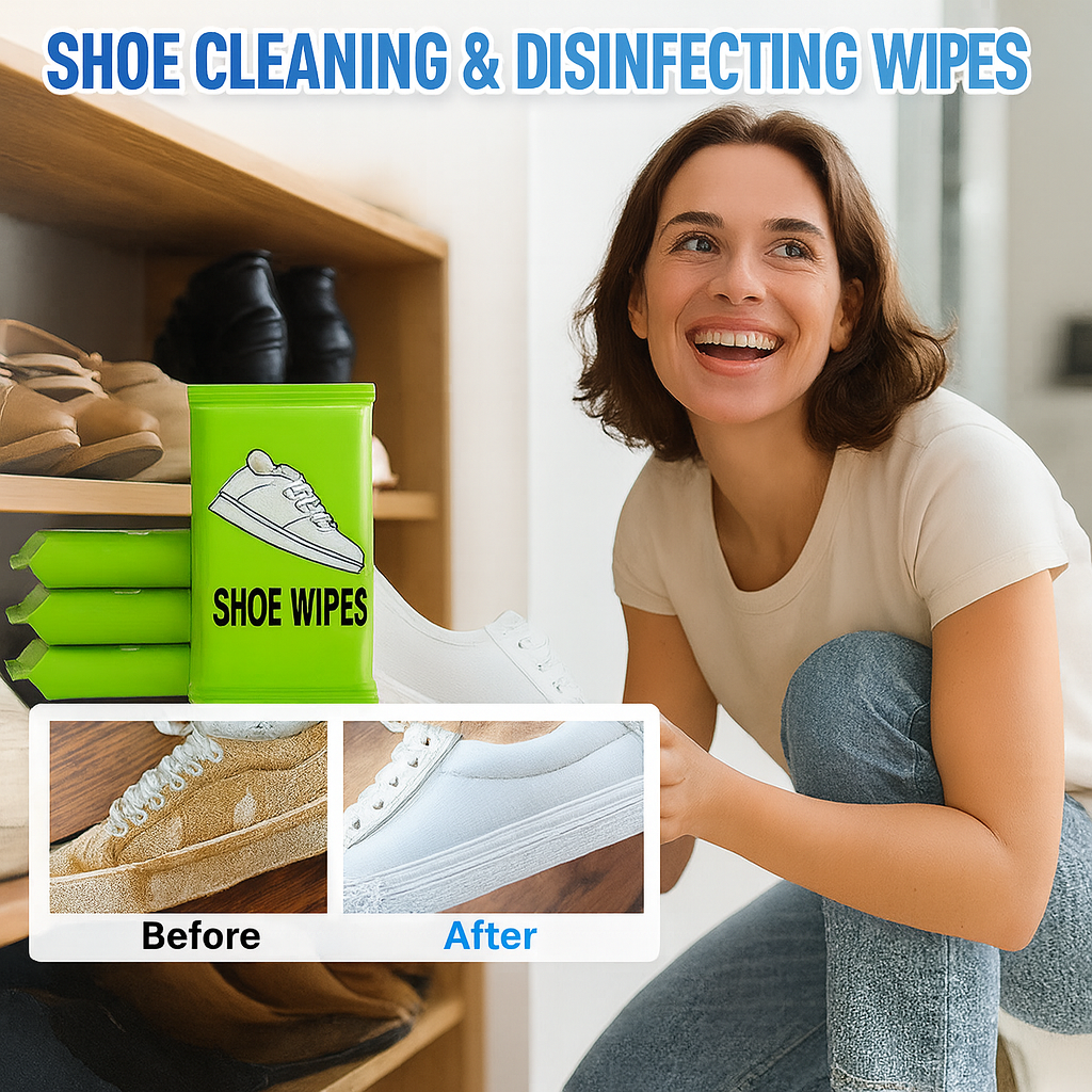 Quick-Clean Shoe Wipes – 1 Set (3 Pieces)