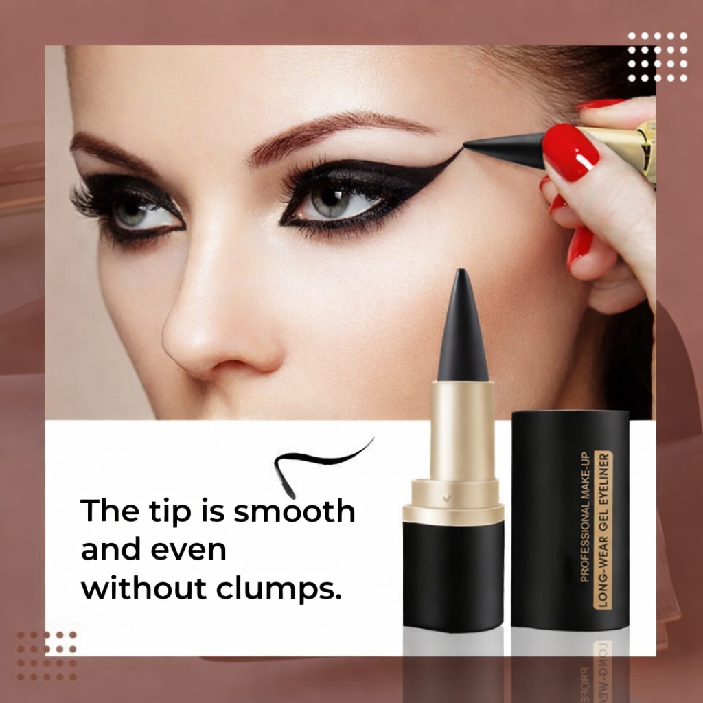 Waterproof Eyeliner - Matte Black & 12H Smudge-Proof