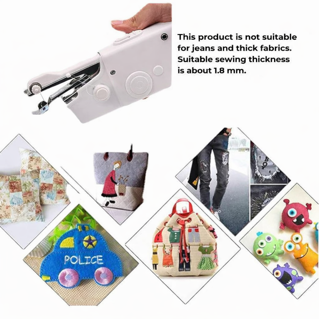 Electric Handheld Sewing Machine - Clothes & Curtains