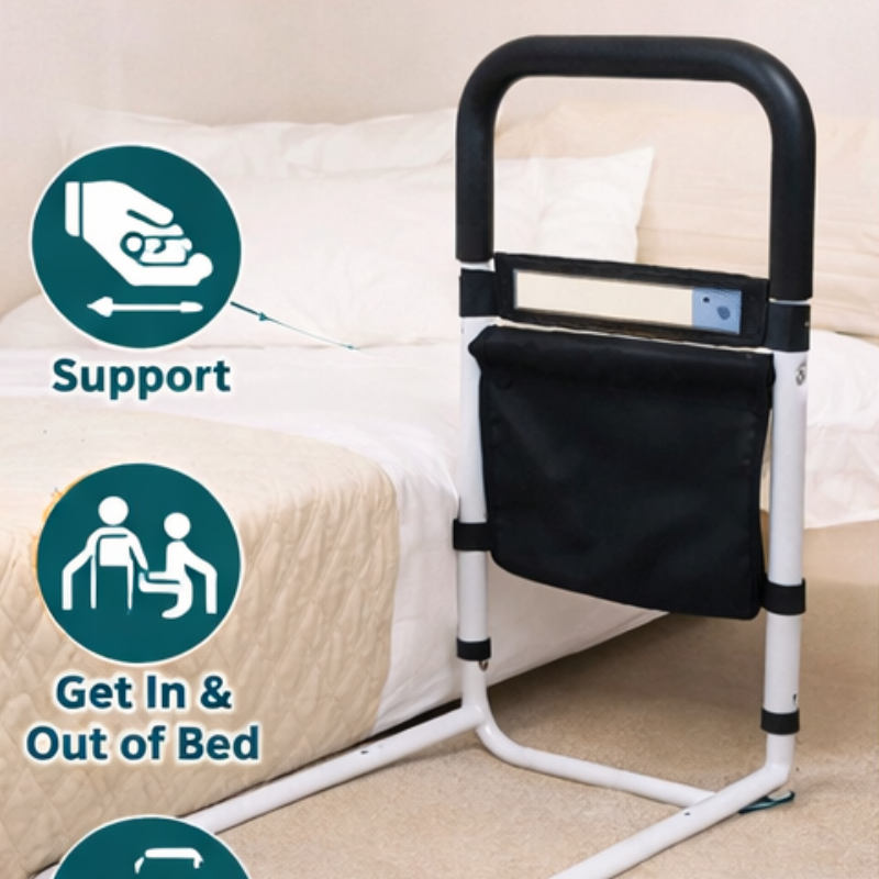 BedHandrail - Easy Installation Assistive Bed Handrail For Safe Mobility And Support