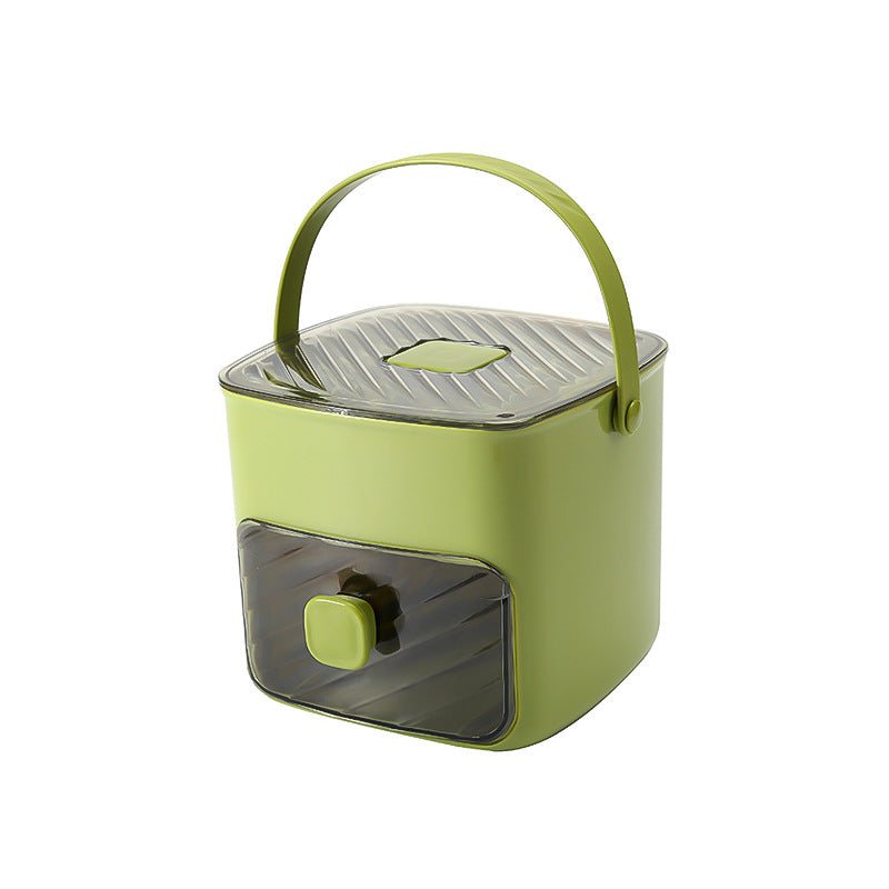 Ice Cube Tray with Lid and Bin, Ice Trays for Freezer, Flexible Ice Cube Trays