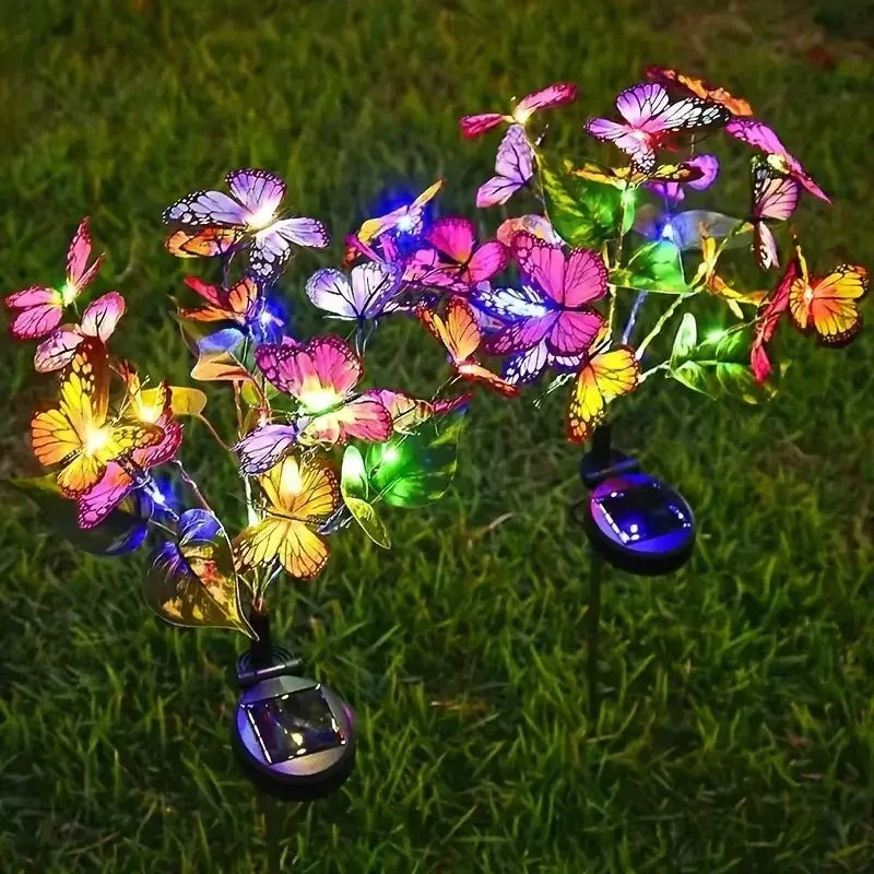 🦋Breathe Life into Your Garden Day & Night. Solar Butterfly Lights with Dual Modes – Automatic Magic. ✨💐