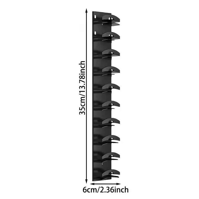 Hat Organizer with 10 Clips - For Clothes Hanger