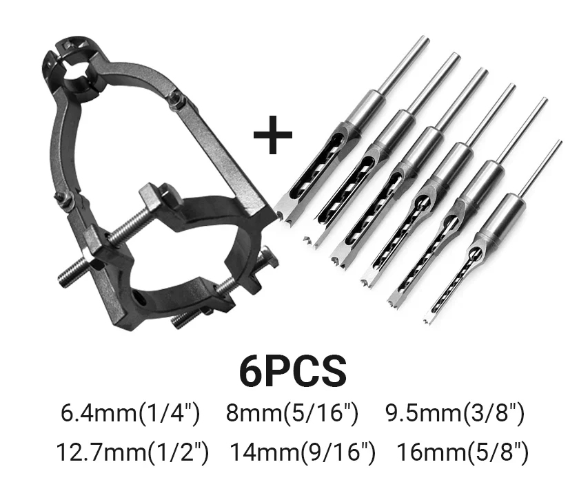 Pousbo® Square Drill and Mounting Bracket