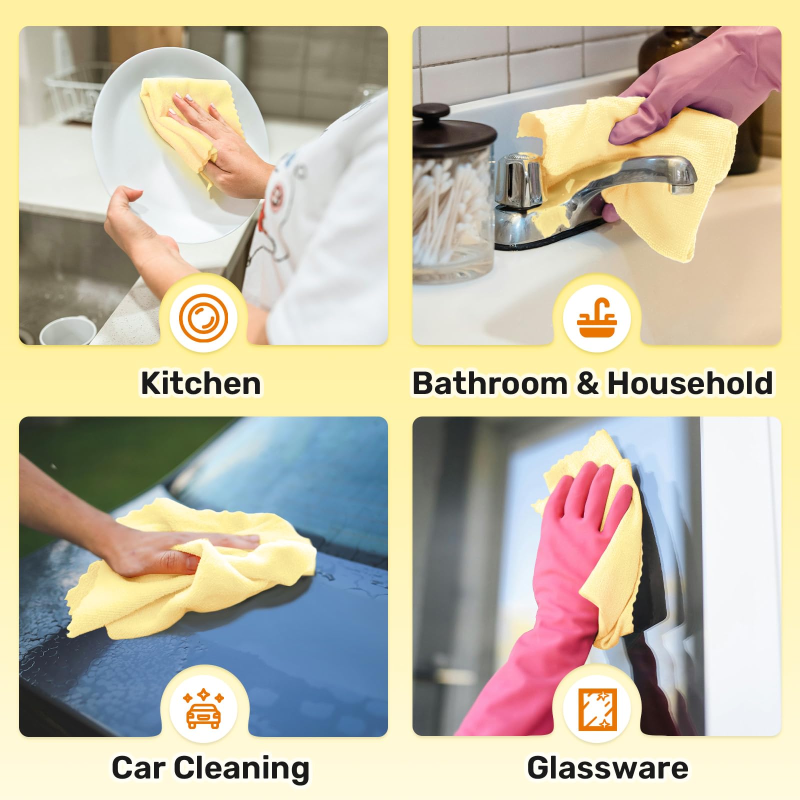 Reusable Microfiber Kitchen Roll