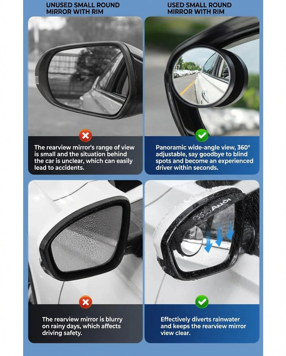 Side Mirror Rain Guard - Rain Shield & Sun Visor