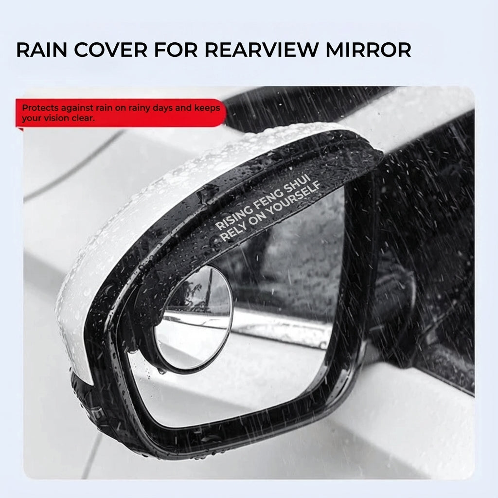 Side Mirror Rain Guard - Rain Shield & Sun Visor