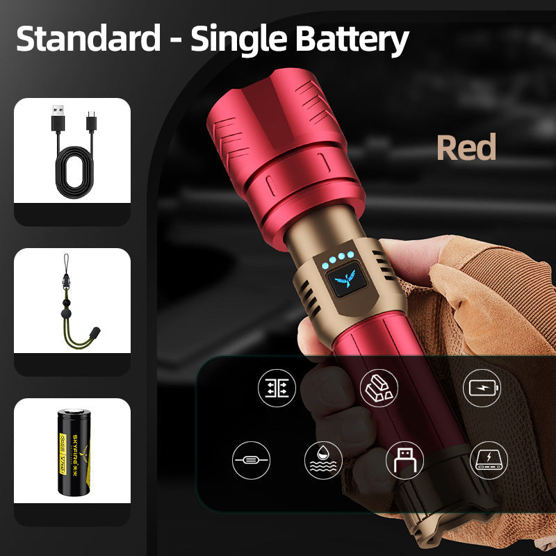 🔥 2026 New Upgrade 🔥 High-brightness LED flashlight and long-distance illumination