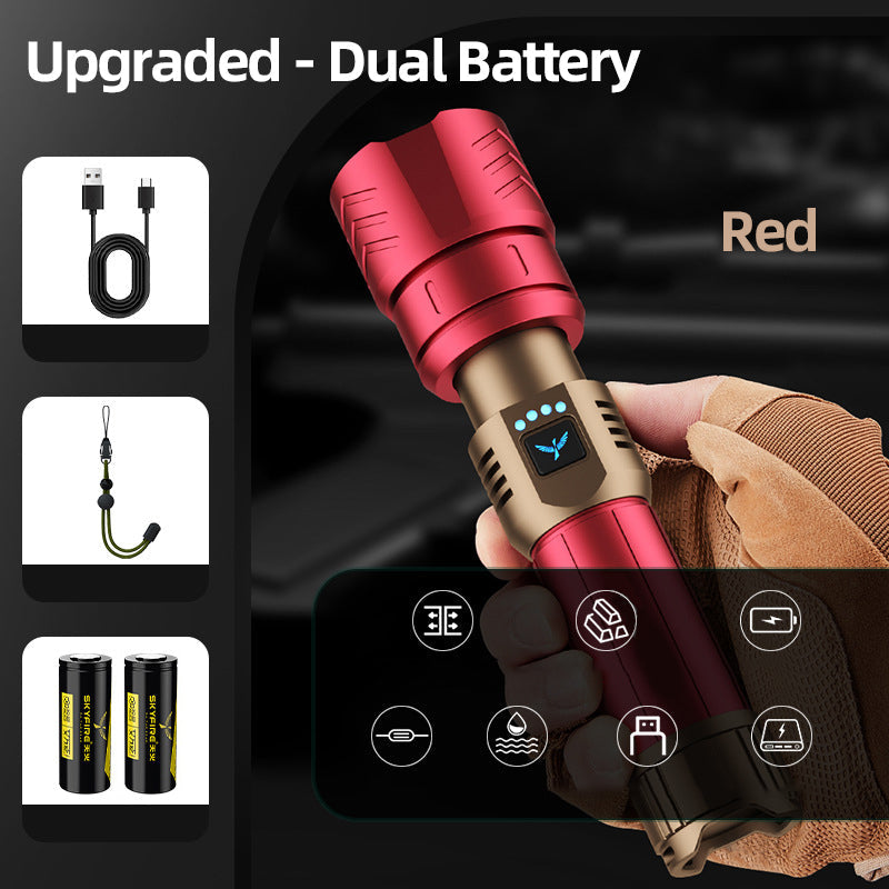 🔥 2026 New Upgrade 🔥 High-brightness LED flashlight and long-distance illumination