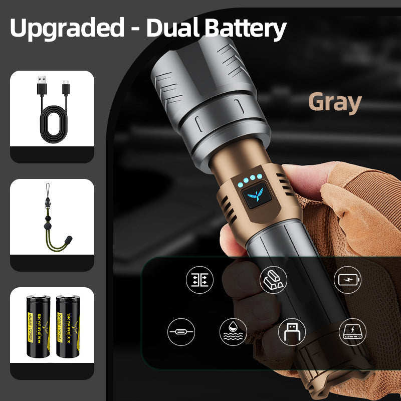 🔥 2026 New Upgrade 🔥 High-brightness LED flashlight and long-distance illumination