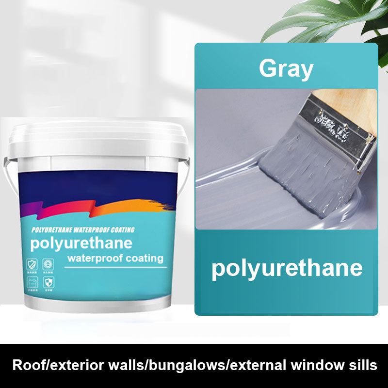 ✨ Polyurethane Waterproof Coating - Eco-Friendly Leak Repair Solution for Roofs & Walls with Long-Lasting Protection