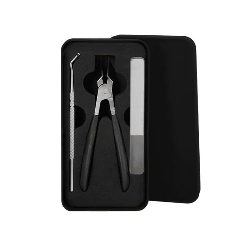 Anti-Splash Slant Edge Nail Clipper 3-Piece Set