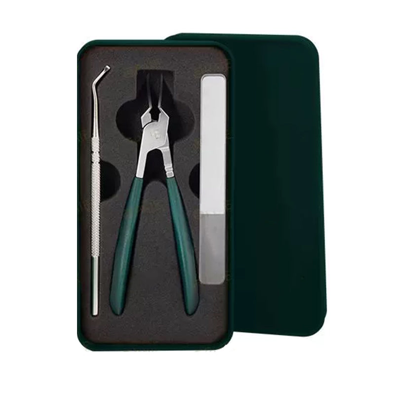 Anti-Splash Slant Edge Nail Clipper 3-Piece Set