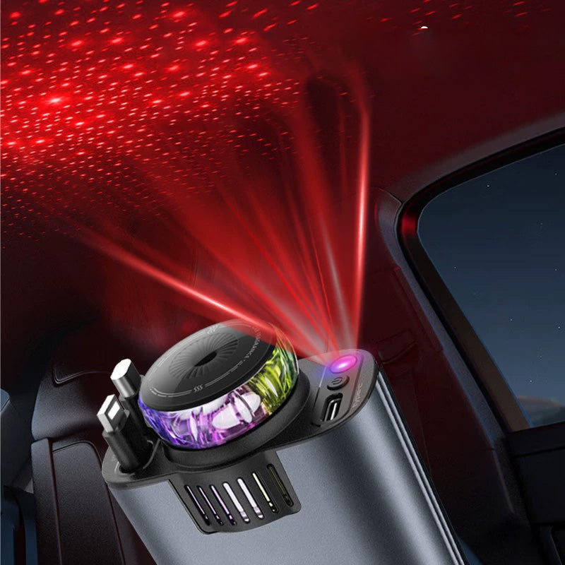 🔋⚡5-in-1 Charger & Aroma Diffuser & Starlight Ceiling