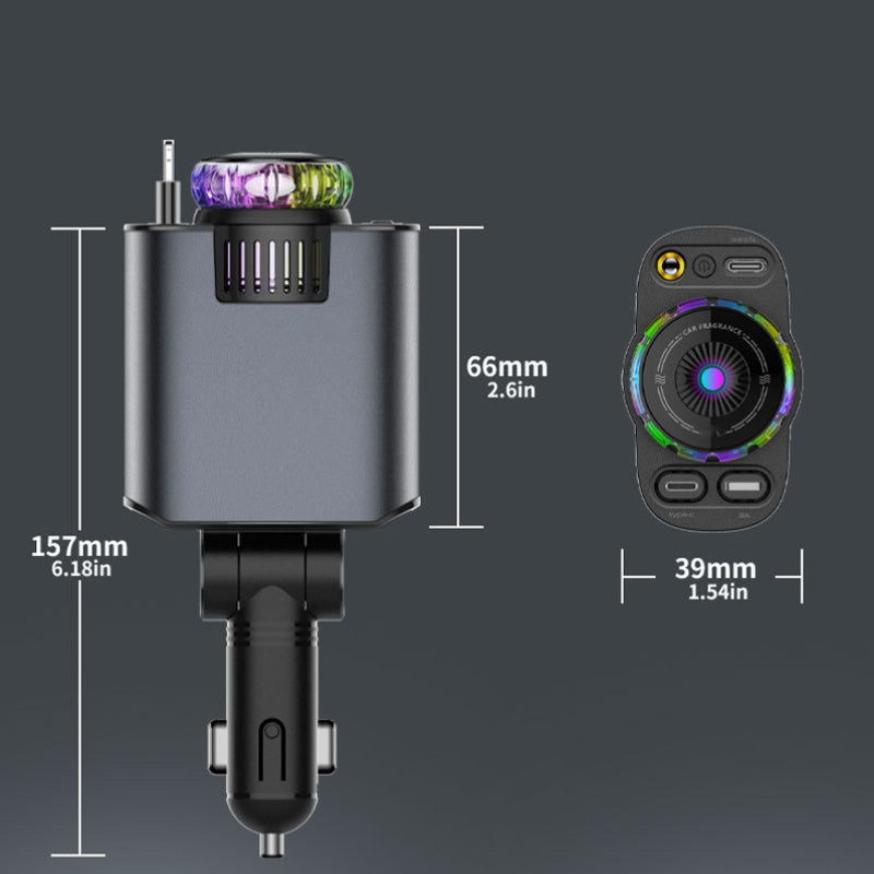 🔋⚡5-in-1 Charger & Aroma Diffuser & Starlight Ceiling