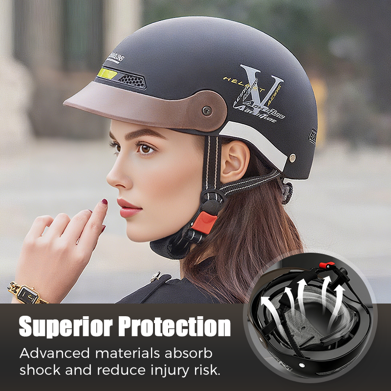 🏍️Breathable Lightweight Crash-Resistant Motorcycle Helme🛡️
